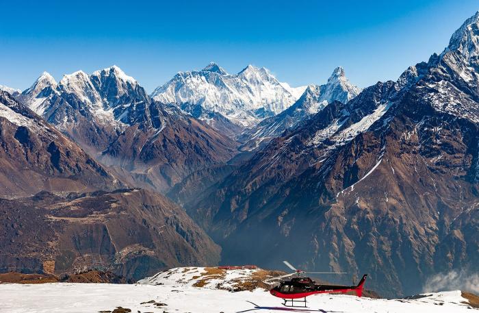 Everest helicopter trek, Helicopter trek in Everest